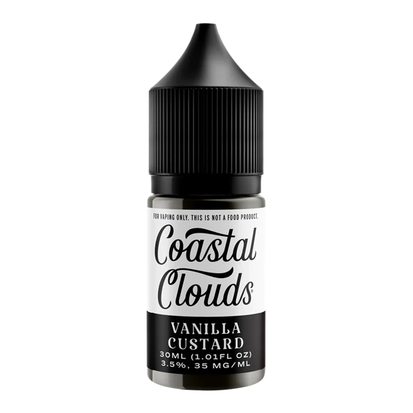 Vanilla Custard E-Liquid - Coastal Clouds Salt Nic 30ml